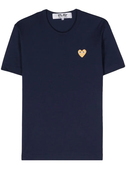 Heart-Patch Cotton T-Shirt