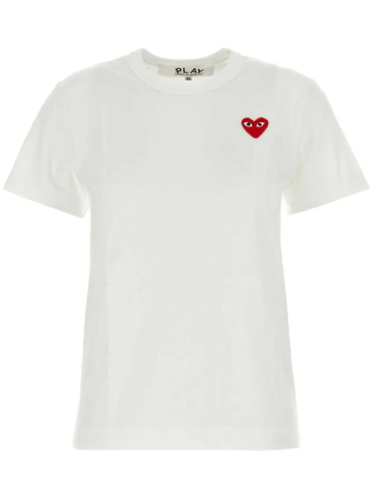 Heart-Patch Cotton T-Shirt