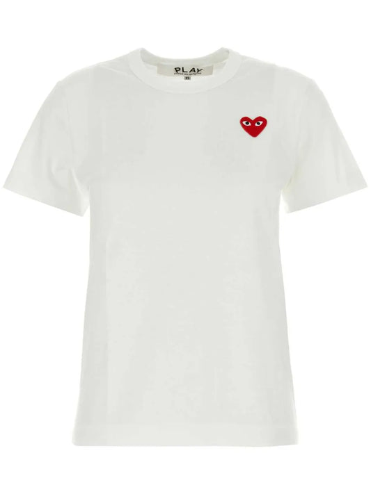 Heart-Patch Cotton T-Shirt