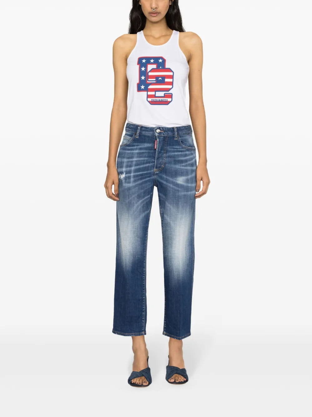 Boston High-Rise Cropped Jeans