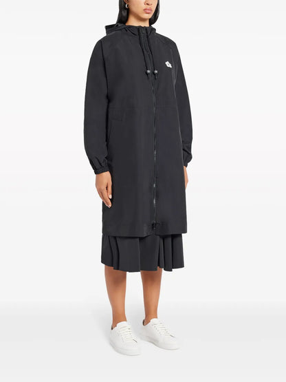 Logo-Appliqué Hooded Parka