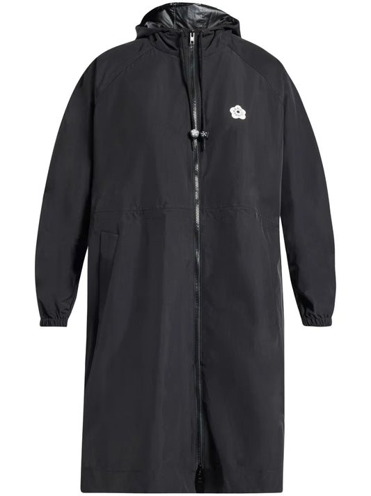 Logo-Appliqué Hooded Parka