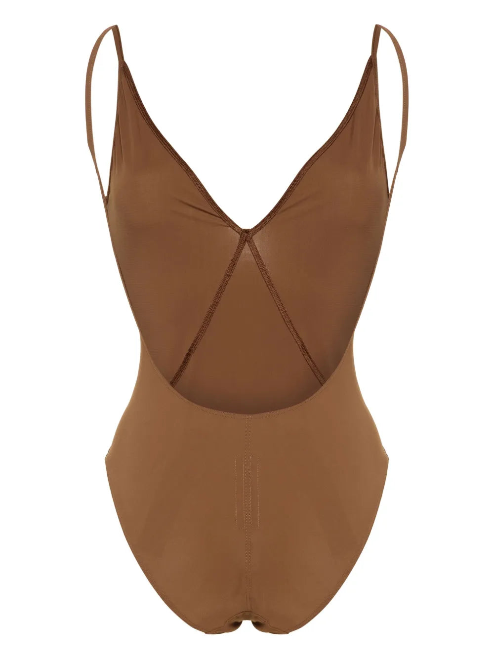 V-Neck One-Piece Swimsuit