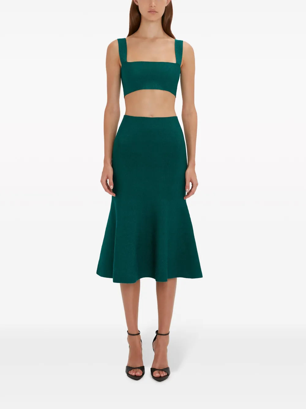 Vb Body Flared Midi Skirt