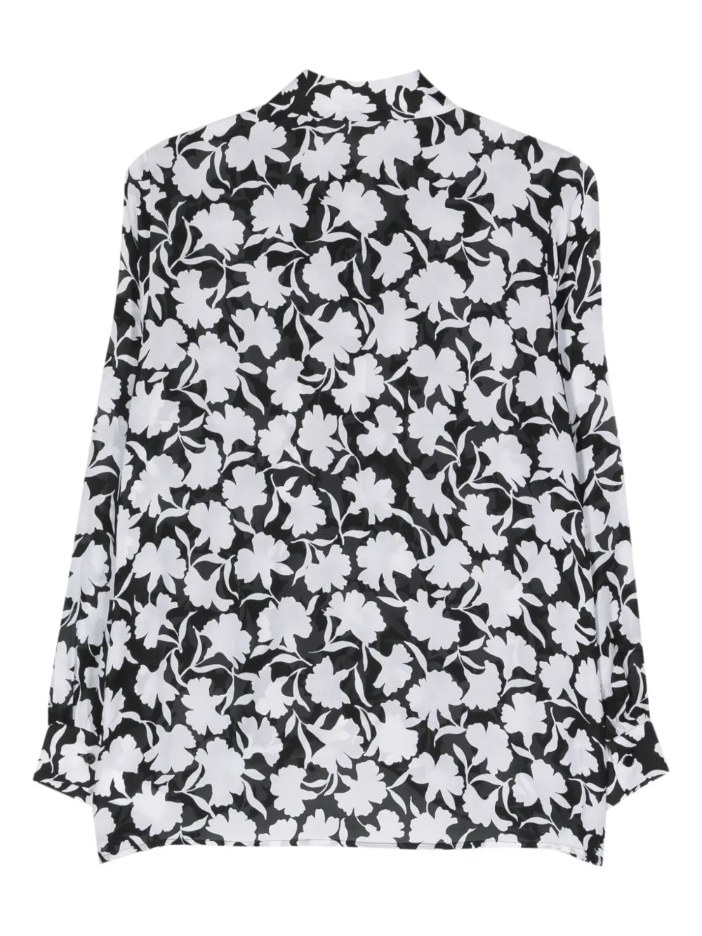 Shadow Floral Crepe Shirt