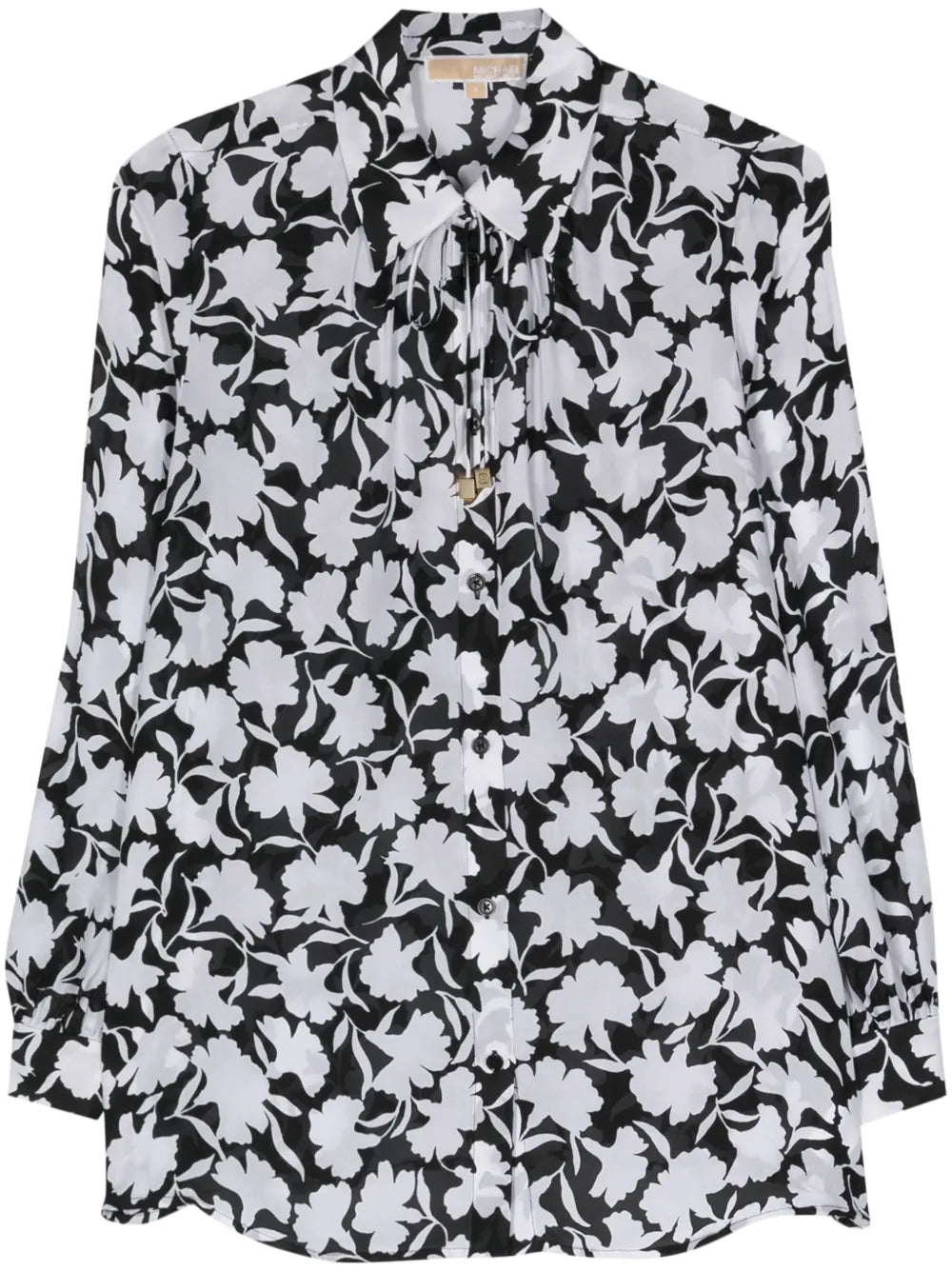 Shadow Floral Crepe Shirt