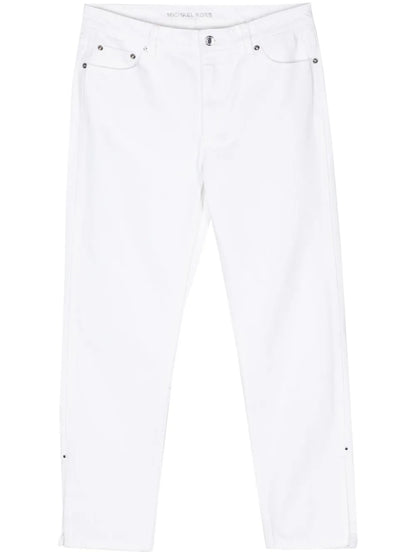 Cropped Cotton Jeans