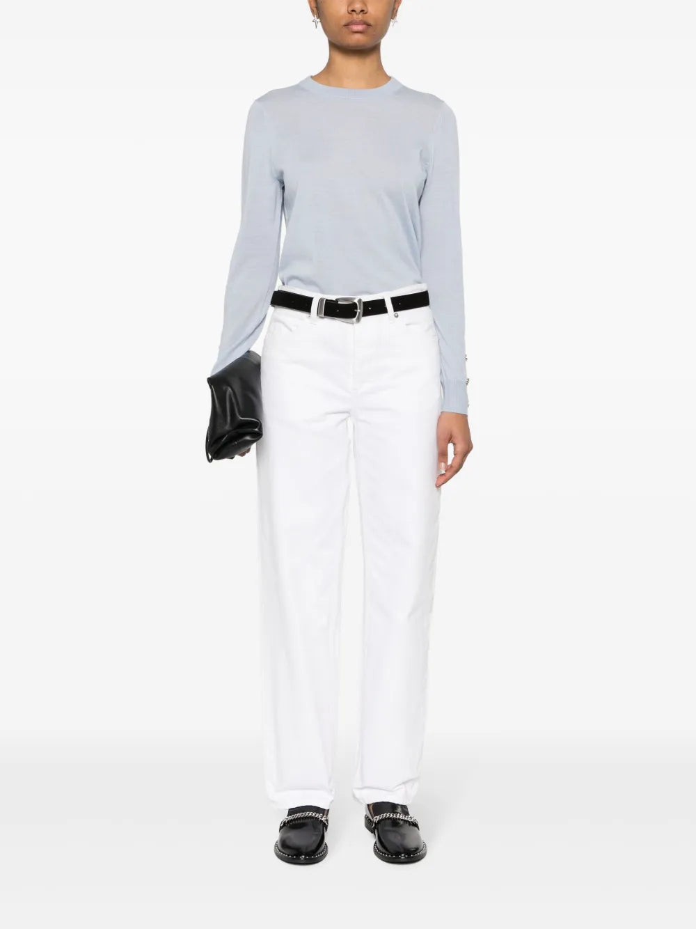 Fine-Knit Merino Wool Jumper