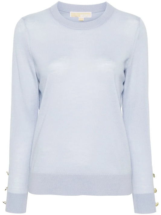 Fine-Knit Merino Wool Jumper