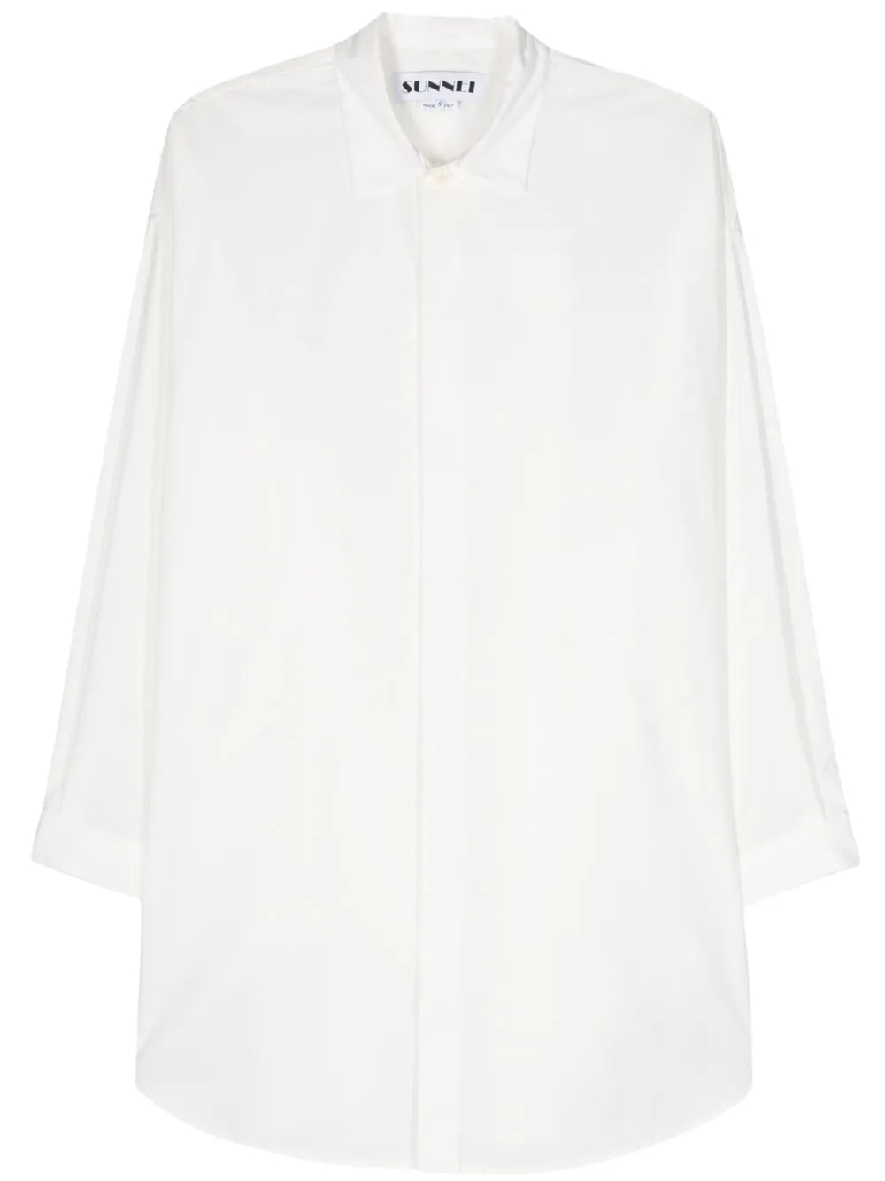Logo-Tag Poplin Shirt