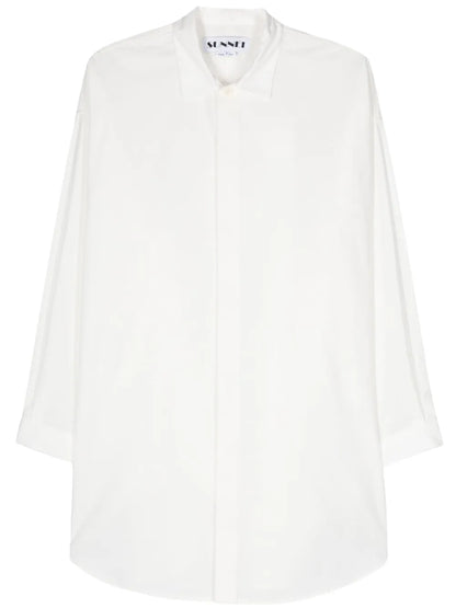 Logo-Tag Poplin Shirt