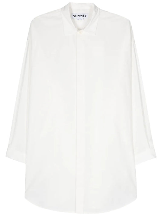 Logo-Tag Poplin Shirt
