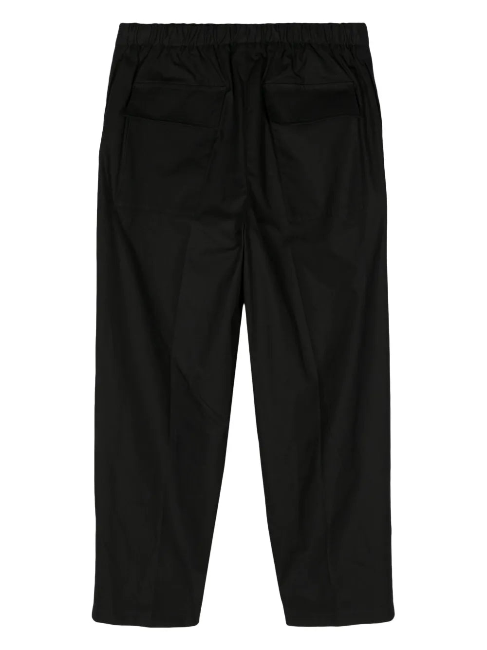 Drawstring-Waist Wide-Leg Trousers