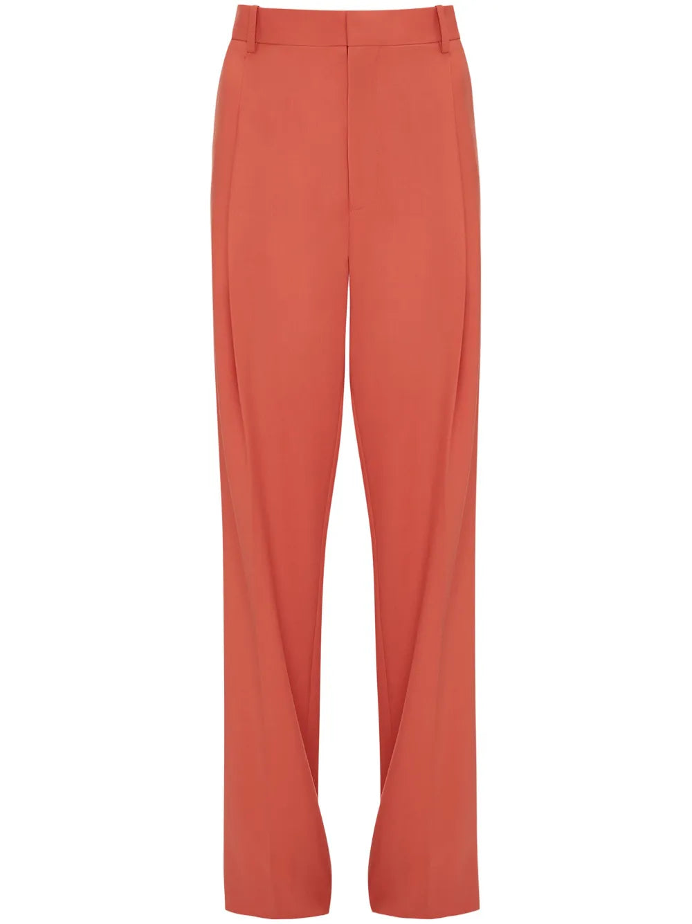 Pleat-Detail Wide-Leg Trousers
