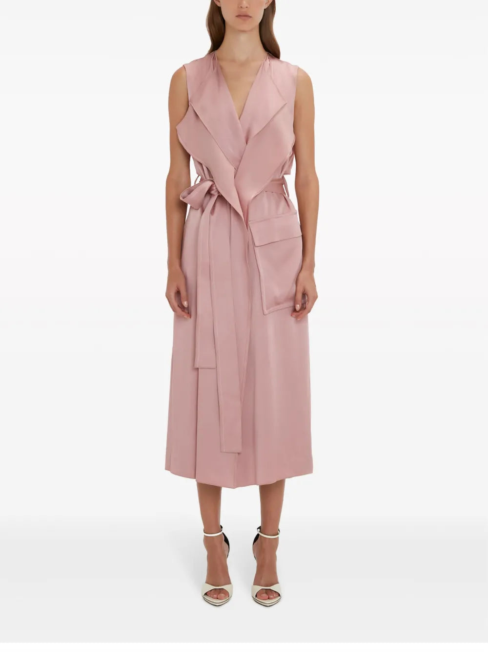 Trench Midi Dress