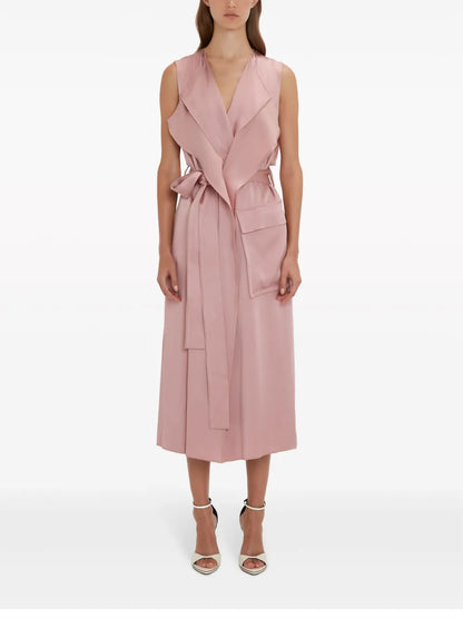 Trench Midi Dress