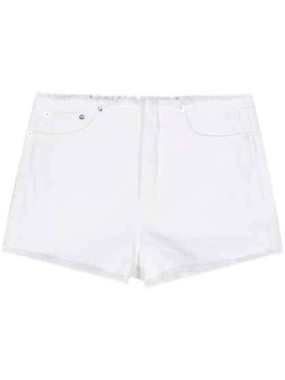 Frayed Denim Shorts