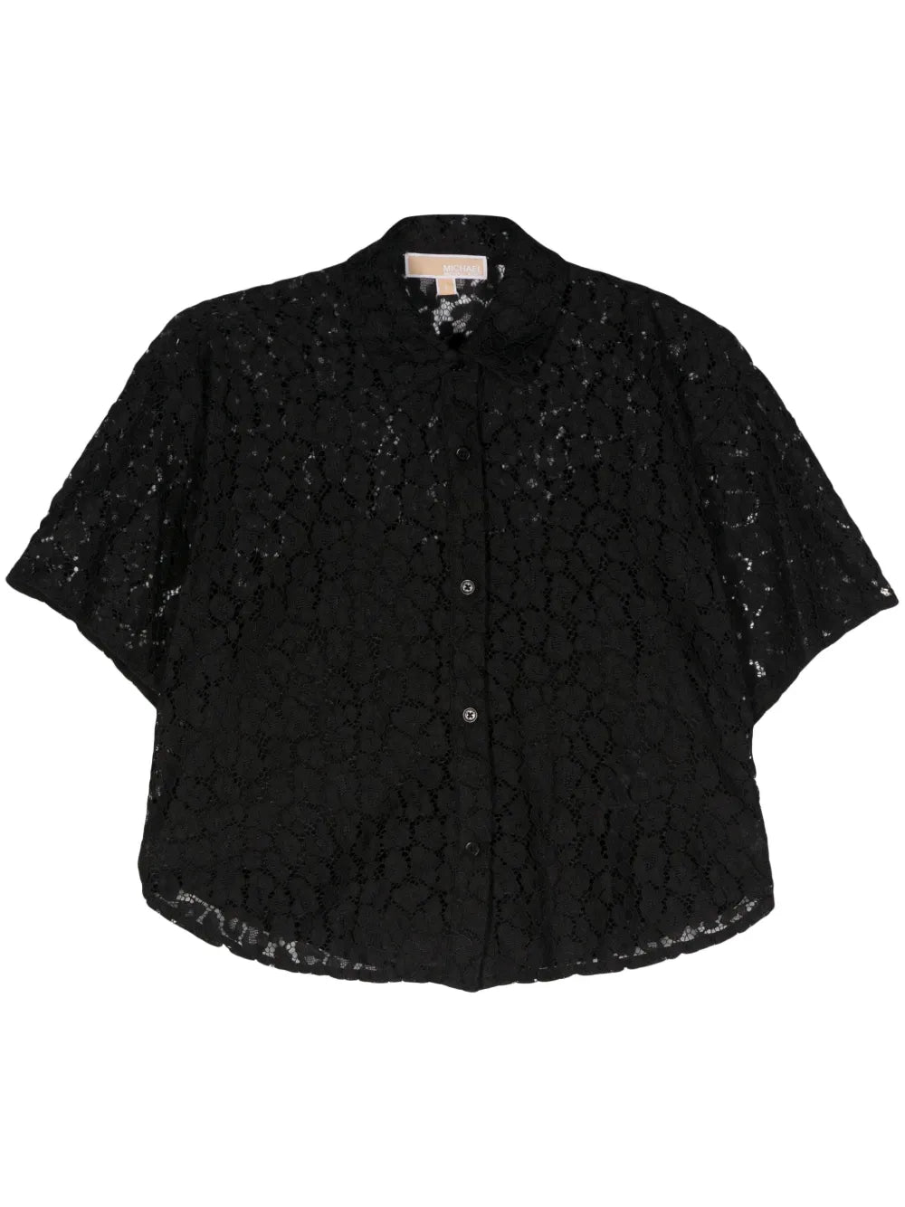 Leopard Corded-Lace Shirt