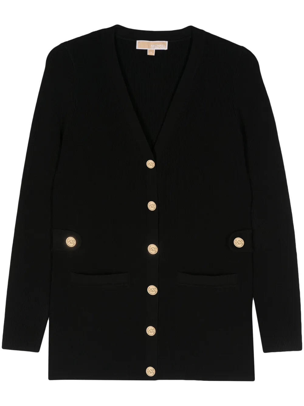 Button-Up Ribbed Cardigan