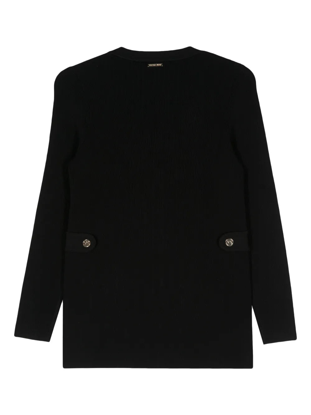 Button-Up Ribbed Cardigan