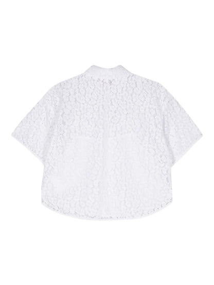 Leopard Corded-Lace Shirt