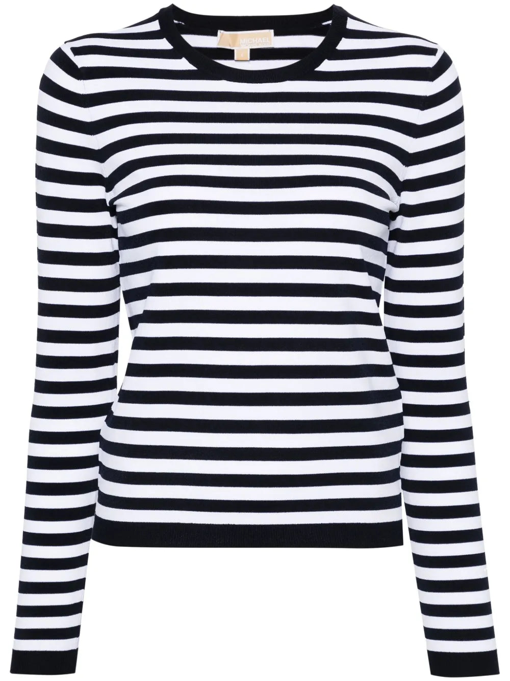 Striped Fine-Knit Jumper