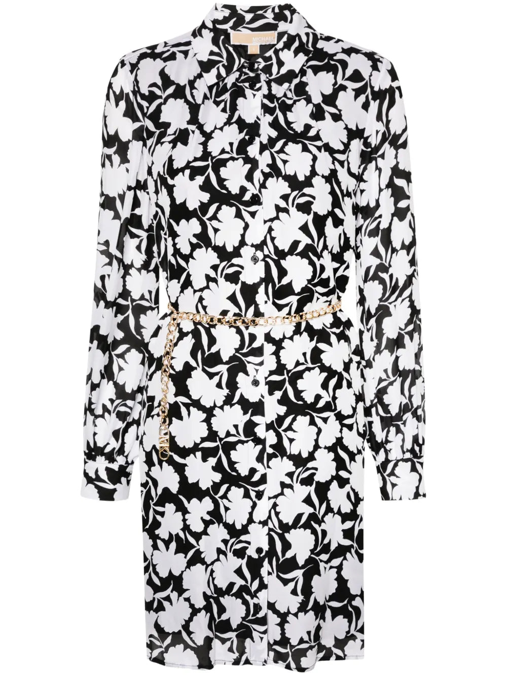 Floral Crepe Mini Dress