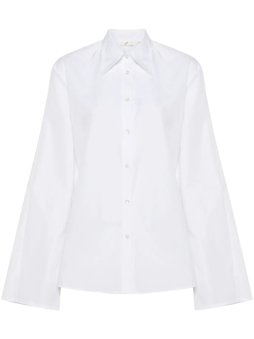 Poplin Bell-Sleeve Shirt
