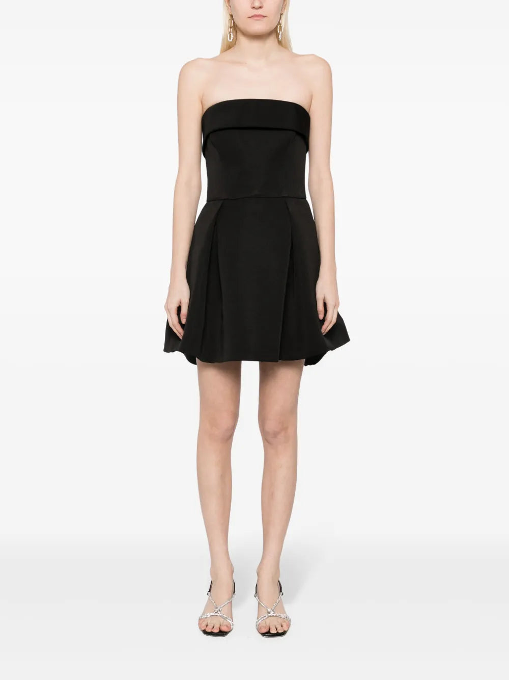 Pleated Mini Dress