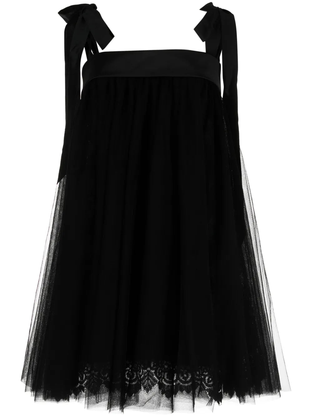 Tulle Trapeze Mini Dress