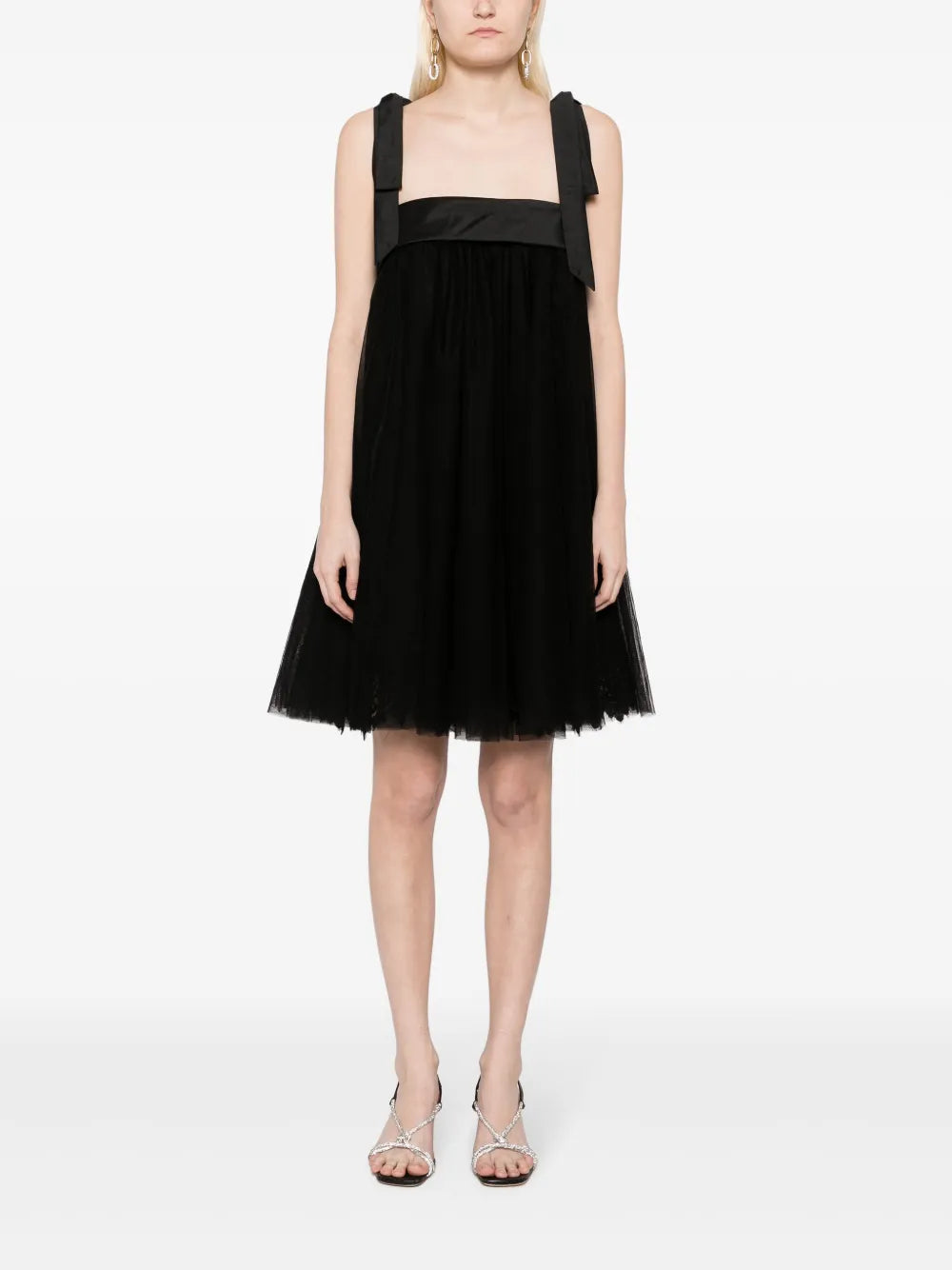 Tulle Trapeze Mini Dress