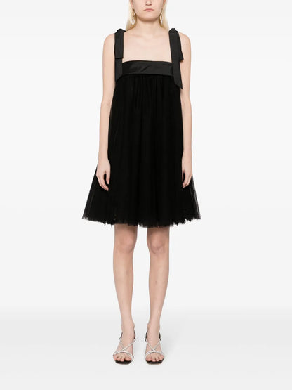 Tulle Trapeze Mini Dress