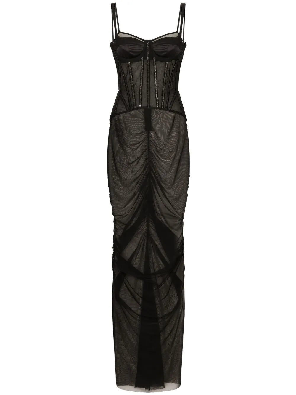 Sheer Cotton Bustier Dress