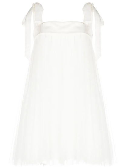 Tulle Trapeze Mini Dress