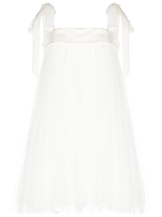 Tulle Trapeze Mini Dress