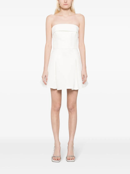 Pleated Mini Dress