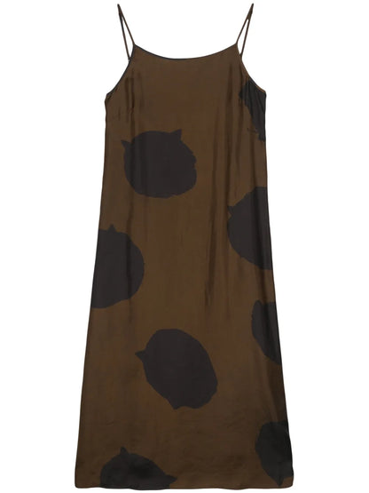 Anaya Abstract-Print Midi Dress