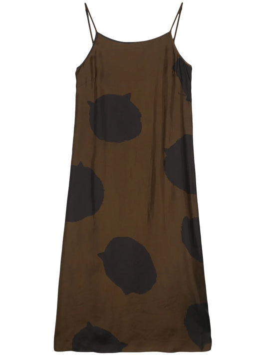 Anaya Abstract-Print Midi Dress