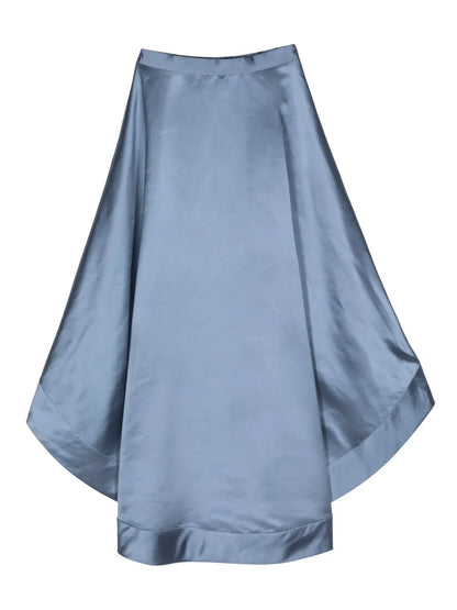 Livia Satin Midi Skirt