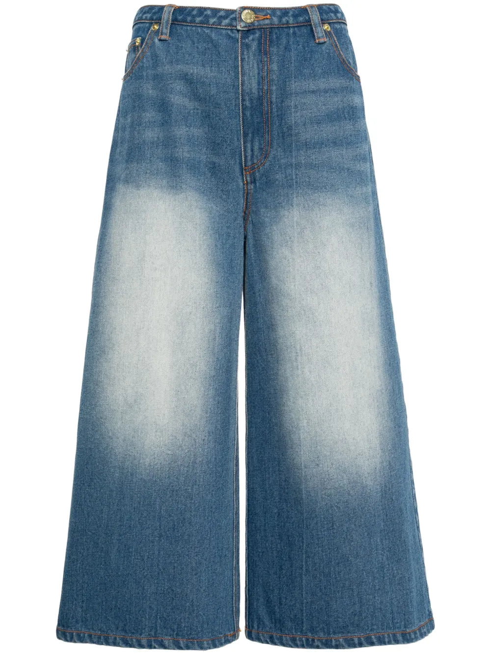 Low-Rise Wide-Leg Jeans