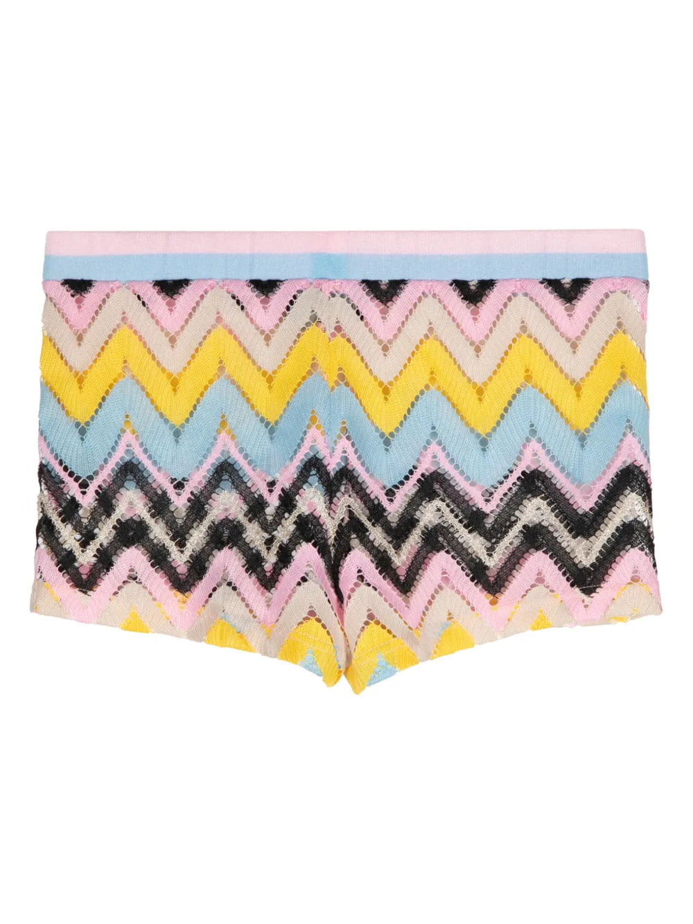Zigzag Knitted Shorts