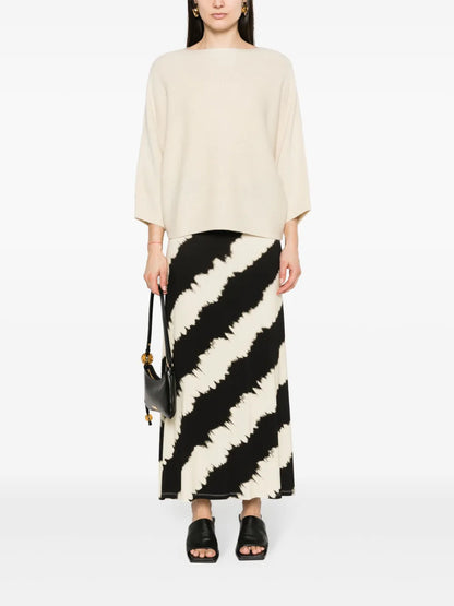 Boat-Neck Cashmere Jumper