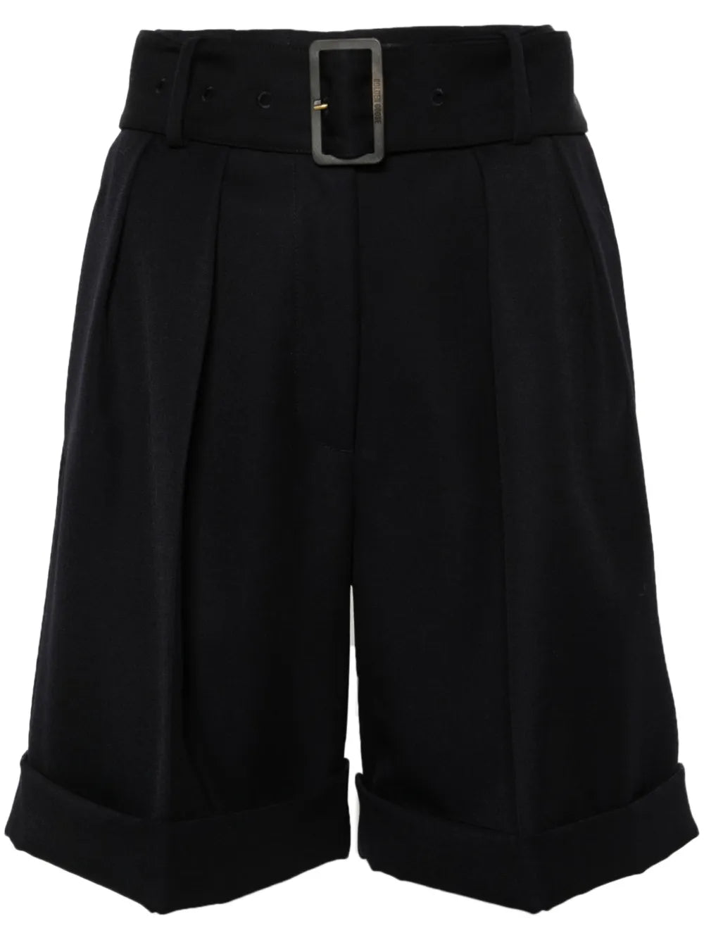 Belted Virgin Wool-Blend Shorts