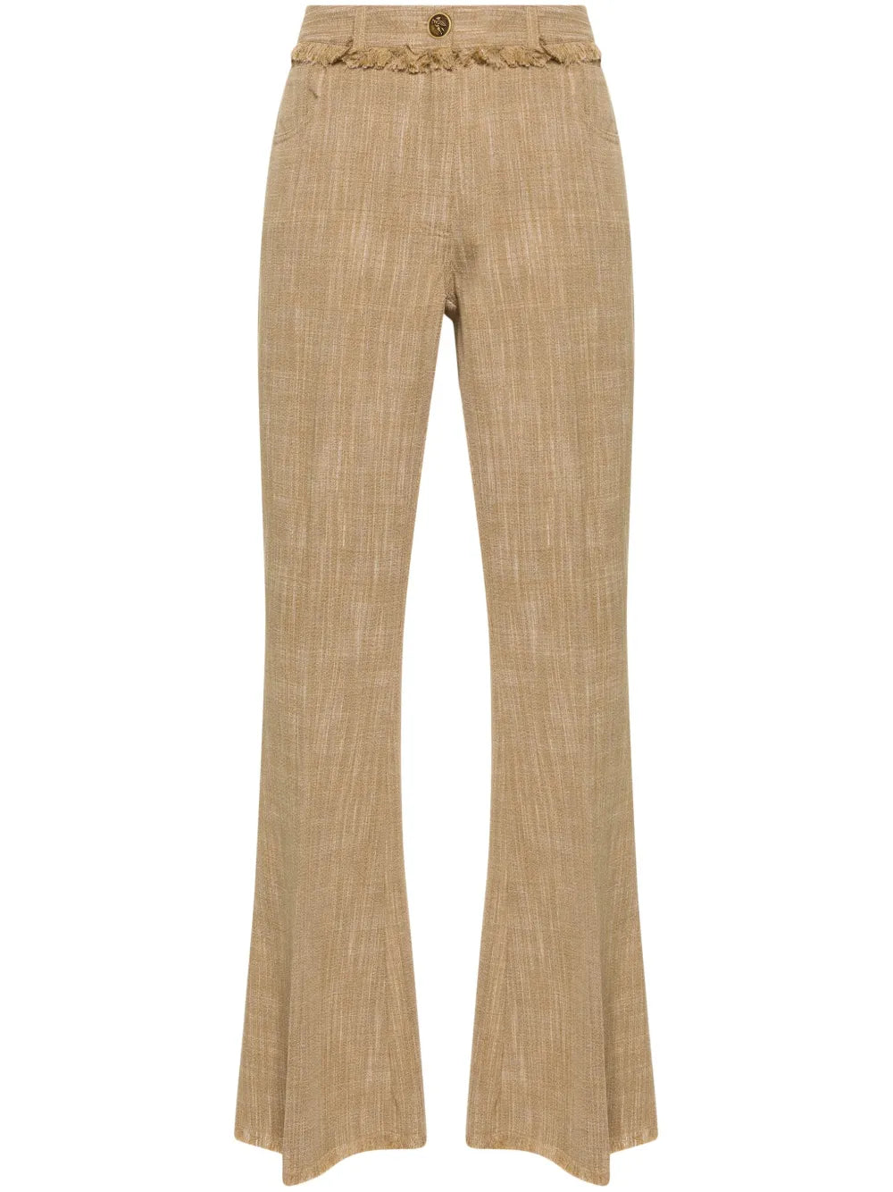 Flared Cropped Trousers