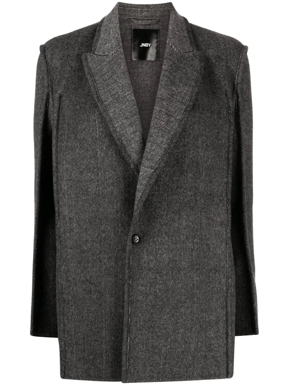 Textured Wool-Blend Blazer
