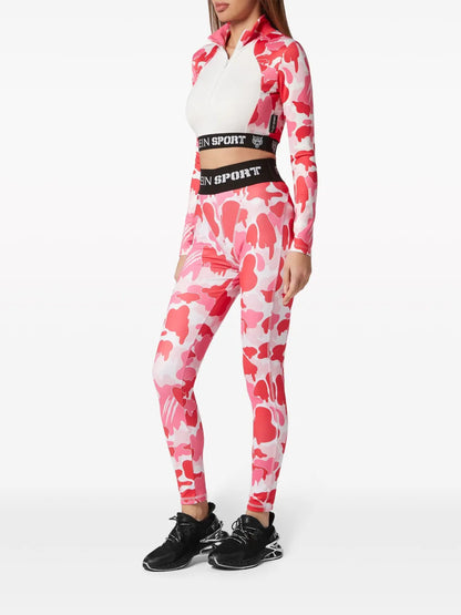 Cropped Zip-Up Sweatshirt