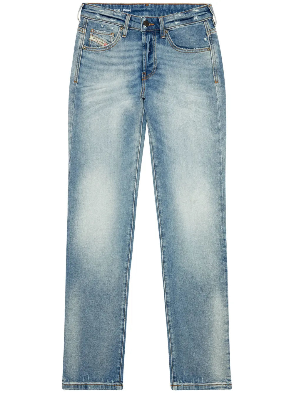 D-Mine Mid-Rise Straight-Leg Jeans