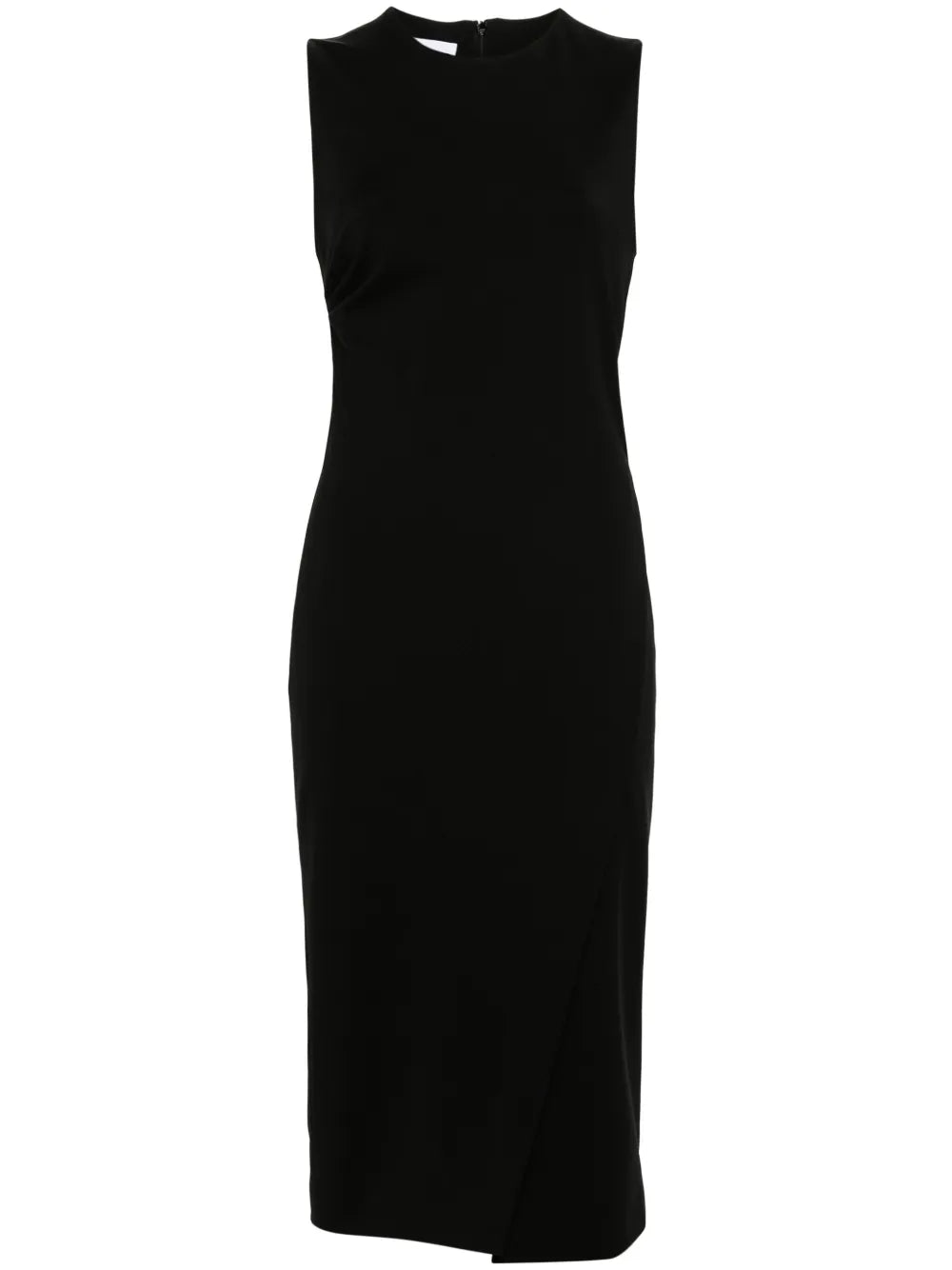 Drape-Detail Midi Dress