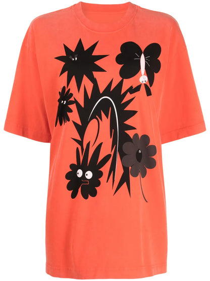 Graphic-Print Cotton T-Shirt