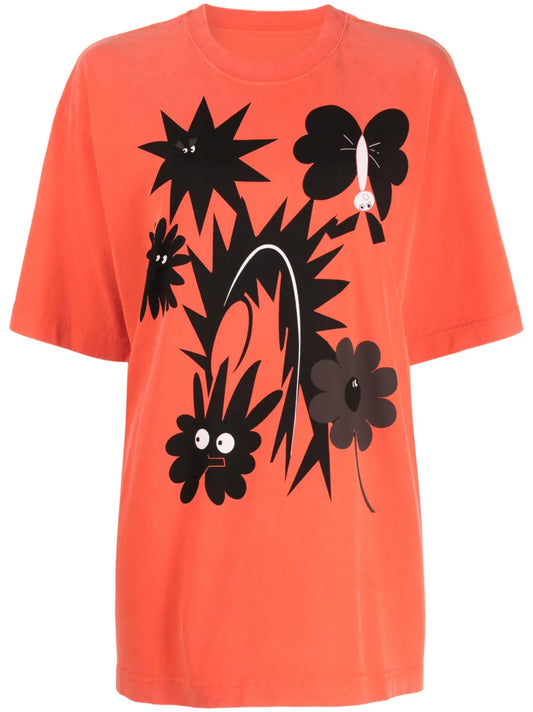 Graphic-Print Cotton T-Shirt